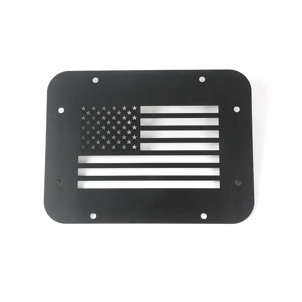 USA Flag Car Rear Vent Outlet Air Conditioner Decorative Cover Aluminum alloy For Wrangler JK 2007-2016 Car-styling Car Stickers