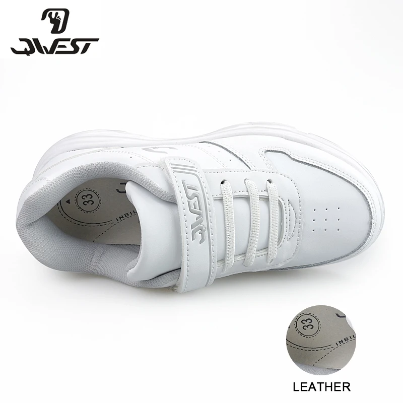 FLAMINGO-Zapatillas de correr para niña, plantilla de cuero con gancho y bucle, transpirables, talla 31-37, envío gratis, 91K-SL-1235