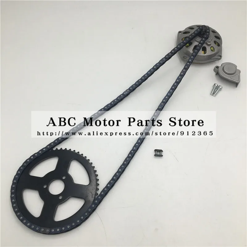 Mini Pocket BikeMoto 47cc 49cc Drive System T8F OR 25H Chain with Gear Box And Rear Sprocket 6T