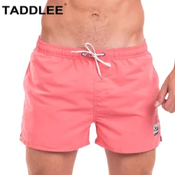 Taddlee Mens di Marca Costumi Da Bagno Costumi Da Bagno Tronchi di Attivo Uomo Jogger Boxer Pantaloni Della Tuta Beach Consiglio Shorts Breve Gonne e Pantaloni Rapida Asciugatura