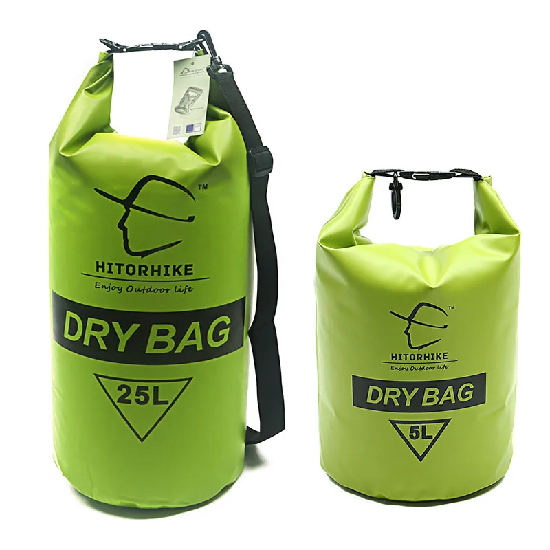 Outdoor Bag Dry 6 Colors Portable Rafting Diving Dry Bag Sack Waterproof Folding Swimming Storage Bag for River Trekking 5L/25L