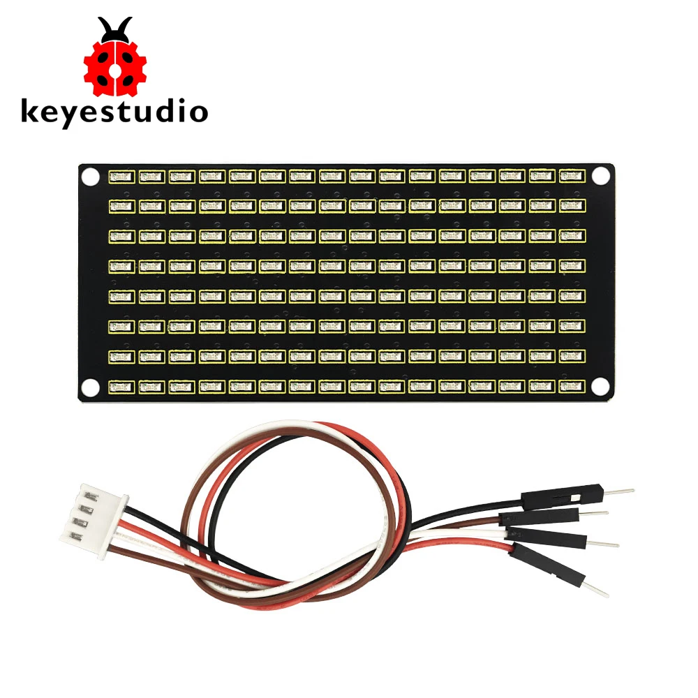 Keyestudio 8x16 LED Dot Matrix Board ze złączem PH 2.54 + kabel 4Pin do Arduino