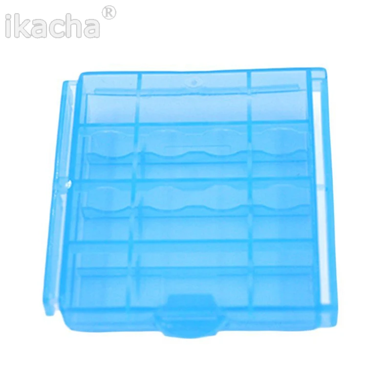 1pcs Plastic Battery Storage Hard Case Boxes Battery Holder bag for 4x AA /AAA  flash light battery case