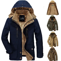 M-5xl Hooded Men Winter Jacket 2018 New Fashion Warm Wool Liner Jacket And Coat Windproof Male Parkas Casaco Xxxxxl Erkek Mont