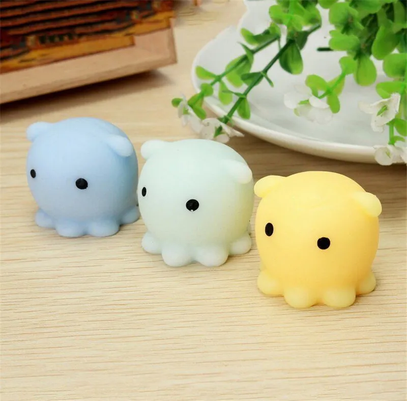 

Cute Octopus Squeeze Squeeze Healing Kid Toy Gift Stress Reliever Decor Stretch Japan Mochi Squeeze With Box Toy