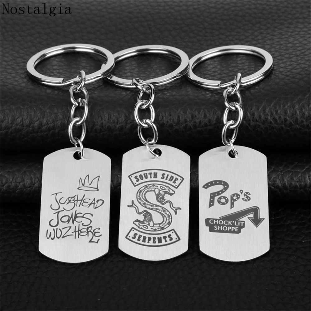 Stainless Steel Dog Necklace Riverdale South Side Serpents Chock'lit Shoppe Jughead Jones Pendants Necklaces Women Men Jewelry