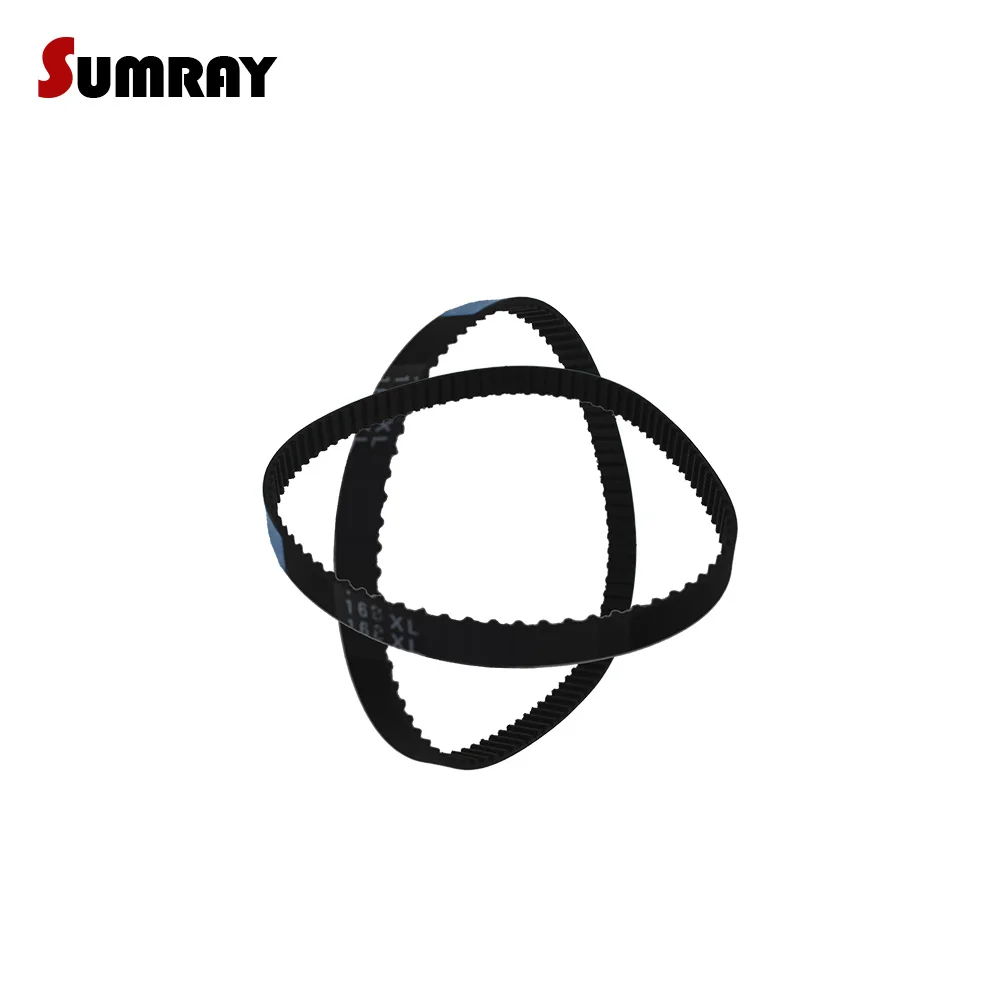 2pcs XL Tooth Belt 160/162/164/166/168/170/172/174/176/178 Drive Belt 10mm Width XL Type Rubber Belt for 3D Printer