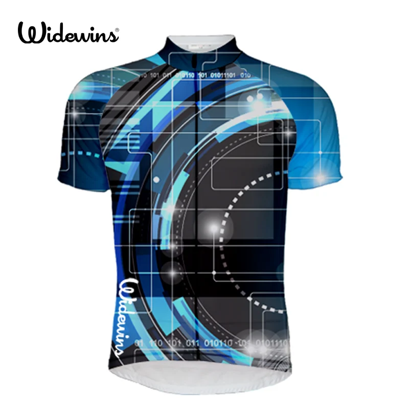 New science Men's data Summer Short Sleeve Cycling Jerseys Bike Tops MTB Blazer Cycle Wear Bicycle Apperal Fast Dry Shirt 5809