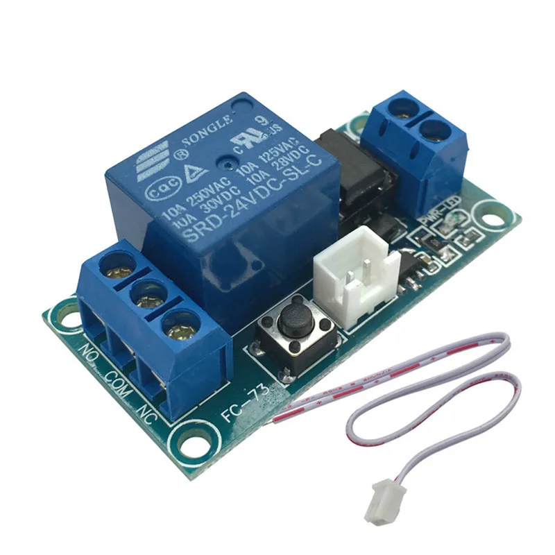 1 Channel DC 5V 12V 24V Latching Relay Module with Touch Bistable Switch MCU Control