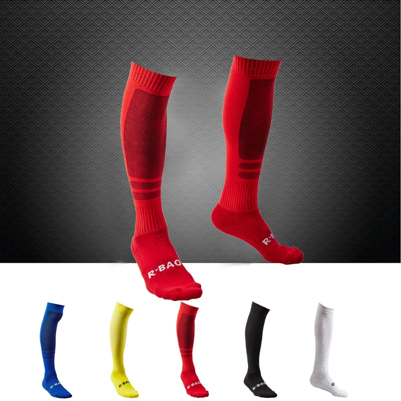 RB6601 R-BAO Adult Soccer/Football socks High-quality Deodorization Terry Soccer Stocking 3pairs=1Lot