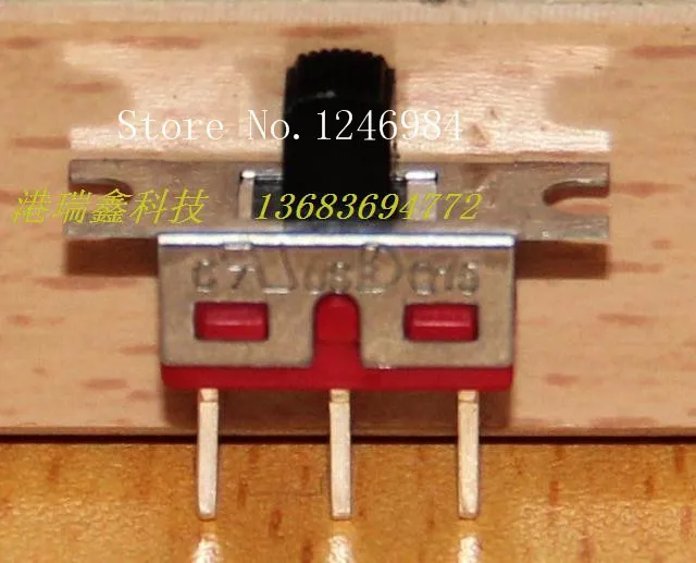 

[SA]TS-14C single -pin small tripod third gear toggle switch slide switch Q15 Deli Wei 5MS3--50pcs/lot