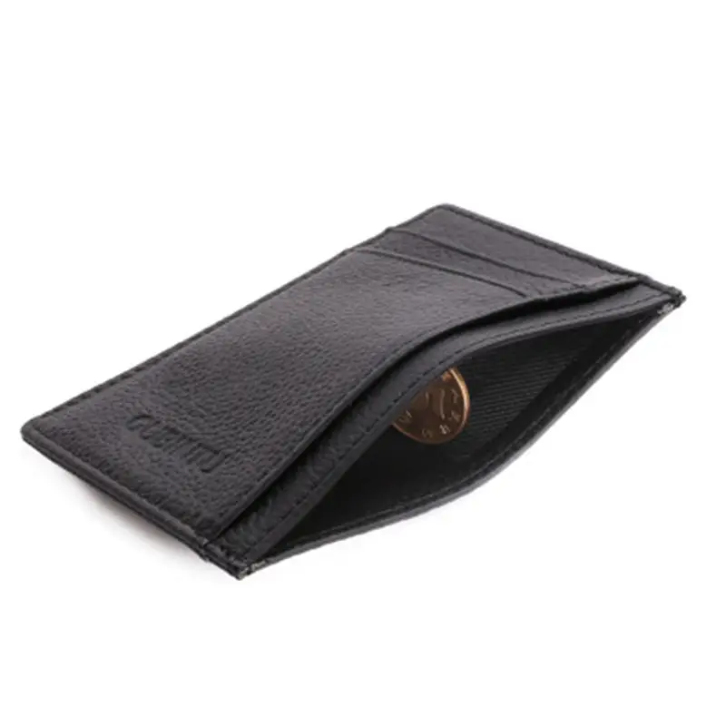 GUBINTU Coin Purse Leather Men's Card Package Of Solid Color Multi-Card Card Package Korean Version Of The Simple Bus Card Sets