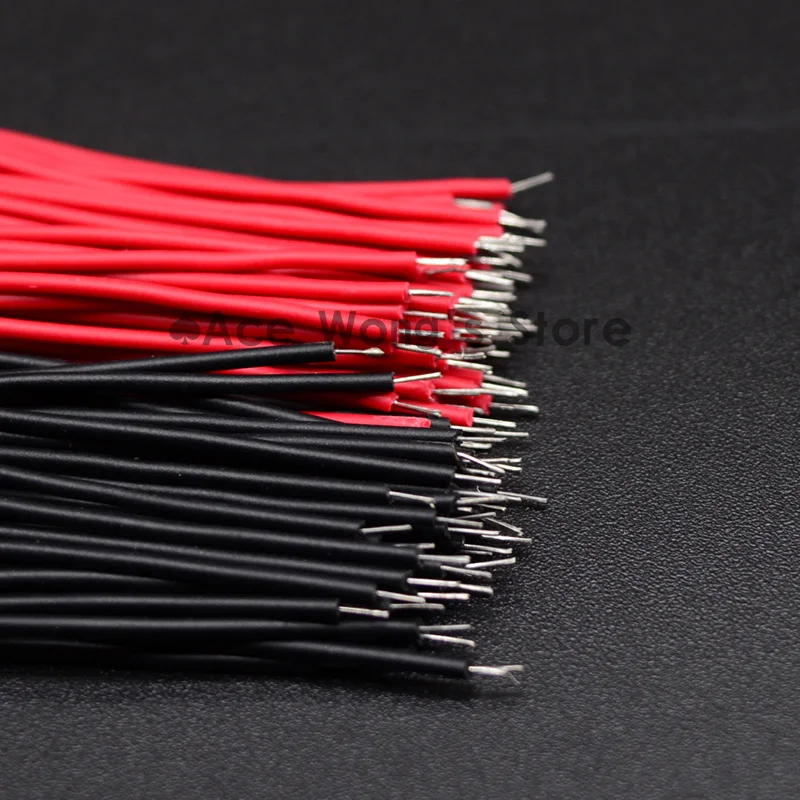 100PCS/LOT Tin-Plated Breadboard PCB Solder Cable 24AWG 5cm Fly Jumper Wire Cable Tin Conductor Wires 1007-24AWG Connector Wire