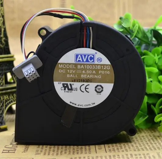 AVC 9733 4.5A BA10033B12G 12V four line high speed blower large wind turbine fan