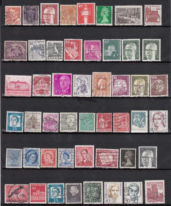 450 PCS/Lot All Different  Postage Stamps With Postage Stamps For Collection Selo postal