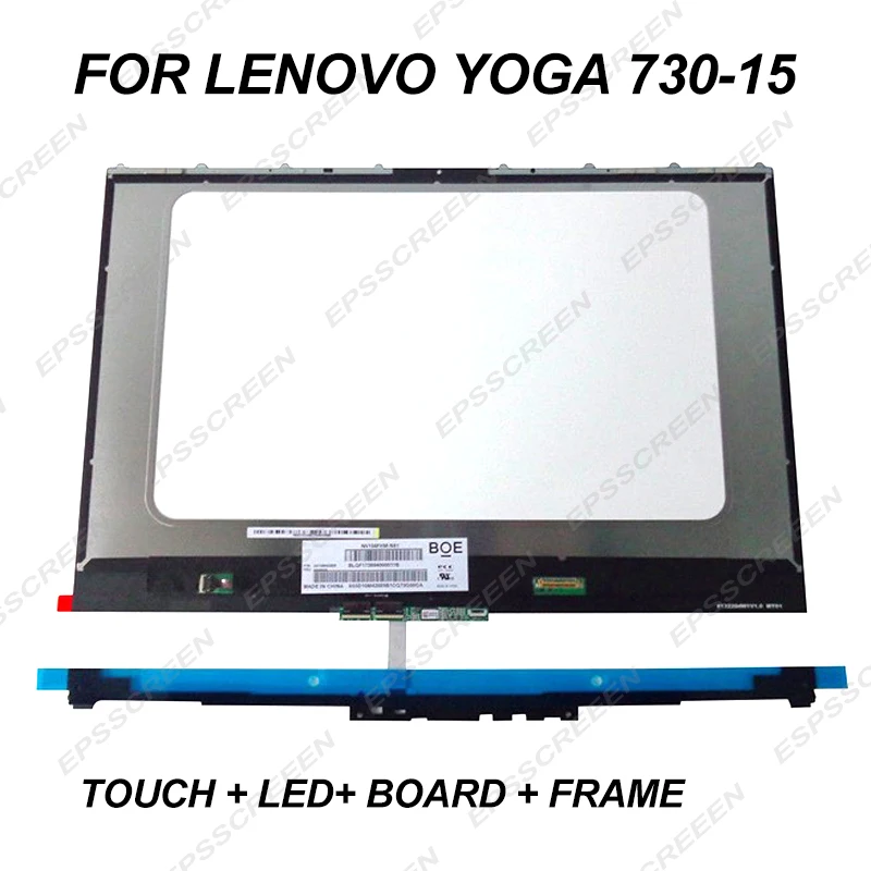 new replace for Lenovo Yoga 730-15 Lcd Touch Screen Digitizer & Bezel notebook panel 15.6