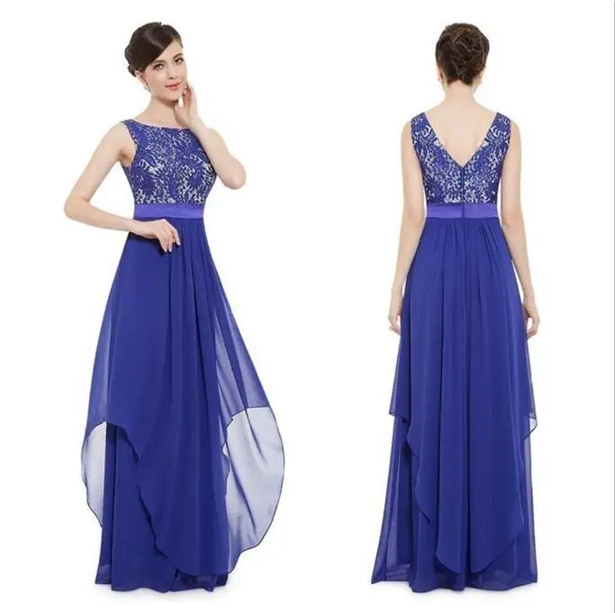 Fashionable Chiffon Evening Dress 2019 Vestido de Noiva Lace Decoration Prom Dresses Many Colors Available Formal Party Dress