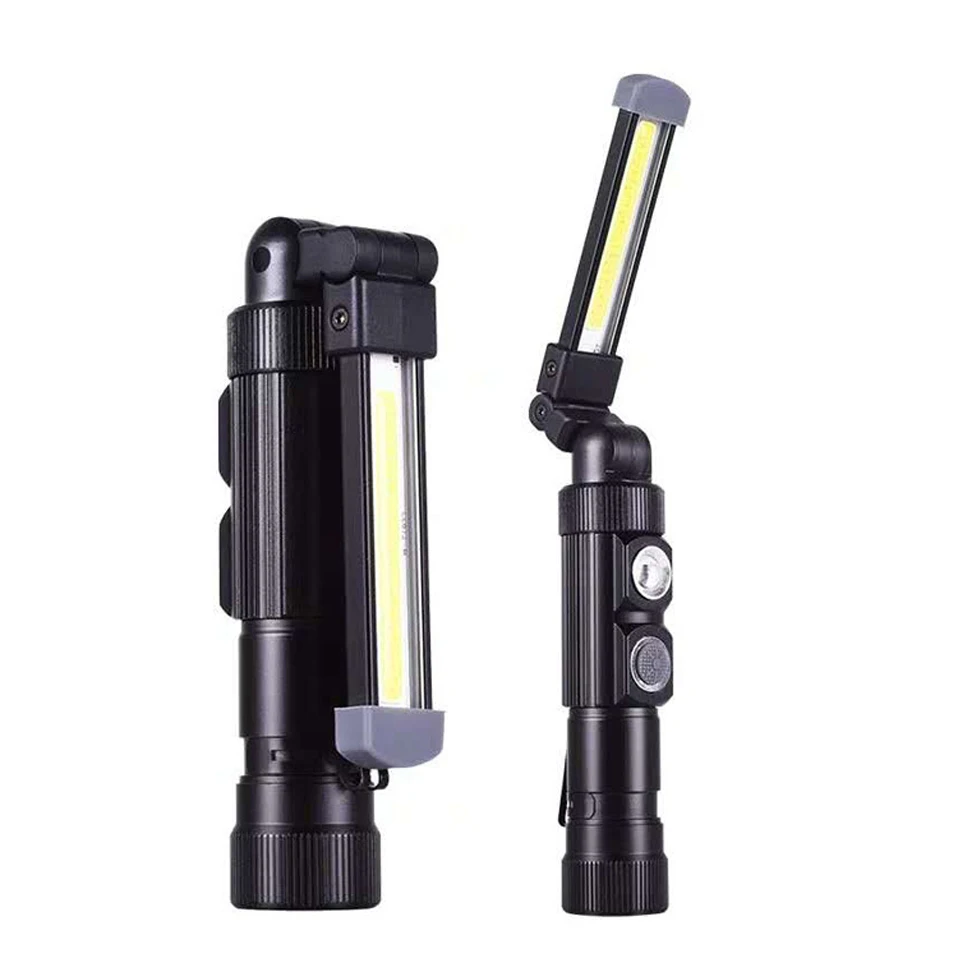 Swayboo oświetlenie robocze COB wodoodporna akumulatorowa lampa robocza ze stopu aluminium lampa kontrolna USB do ładowania codzienne przenośne światło LED