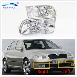 For Skoda Octavia A5 MK2 Sedan & Combi 2004 2005 2006 2007 2008 Car-styling Front Halogen Fog Light Fog Light with bulbs