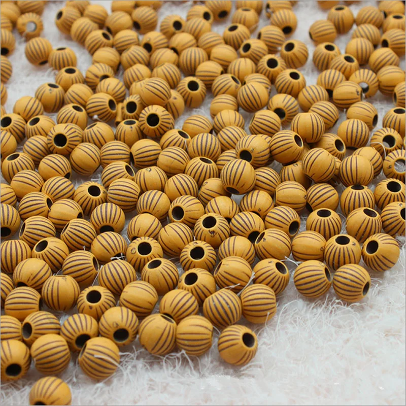 New Retro Hot Acrylic Beads Imitation Wood Beads Oval Shape For Handmade DIY Necklace Bracelet Jewelry Accessories Making