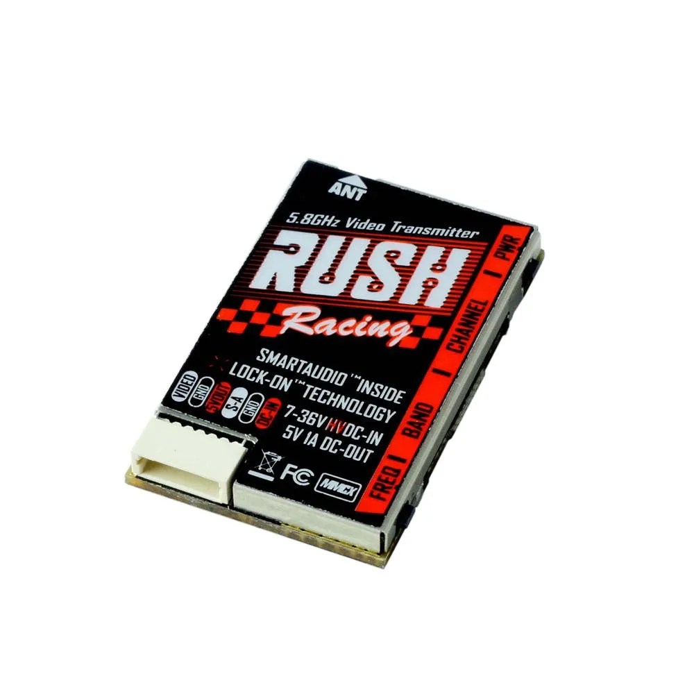 

RUSH Tank RACING VTX Race Edition 5.8GHz 48CH PIT/25/50/100/200mW Transmitter For FPV Racing Drone