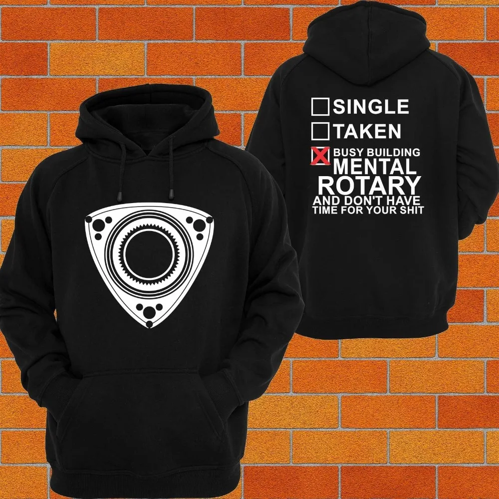 Hoodie ROTARY rx7 rx2 rx3 RX5 Capella Burnout Wankel Drift Turbo Race Engine Hoodies Sweatshirt