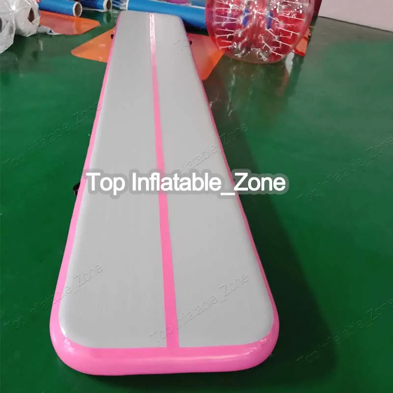

Free Shipping 5m Pink Inflatable Cheap Gymnastics Mattress Gym Tumble Airtrack Floor Tumbling Air Track For Sale