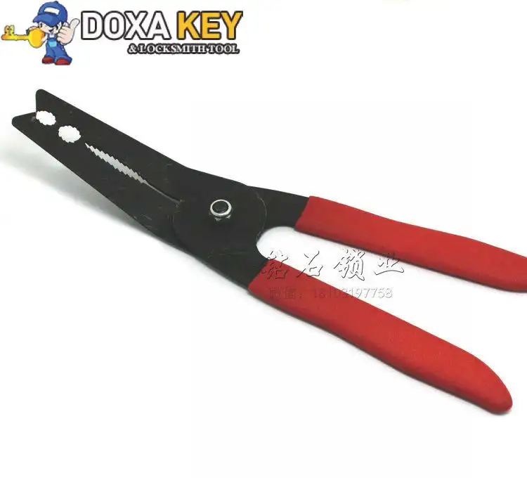 100% Original GOSO Locksmith supplies red pliers longer panel locksmith tool for door maintenance and installation Free shipping