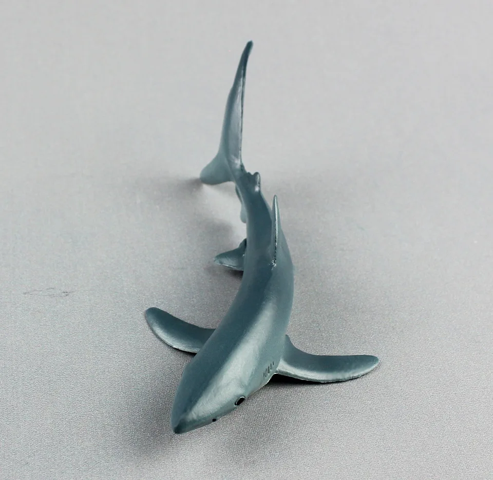 Marine life simulation shark Static Plastic toy model mini 13x6cm Environmental PVC Cognition prop teaching model toy gift w0597