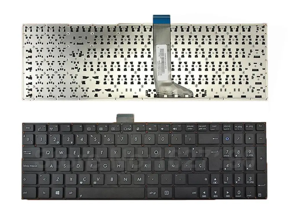 

SP Spanish Laptop Keyboard for ASUS K55 BLACK(Without FRAME Win8) Cuaderno de teclado Repair Computer Notebook Keyboard