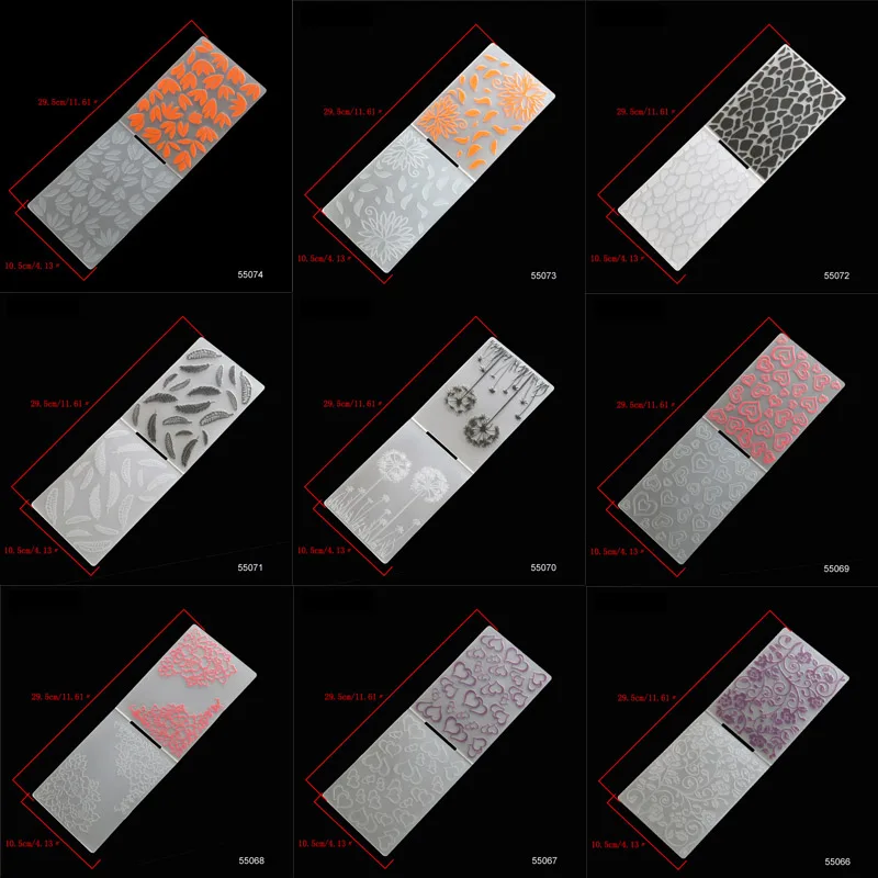 Card Making Paper Card Craft 12 Styles Plastic Template Embossing Folder Scrapbooking Wedding Decor 1 Pcs Photo Album