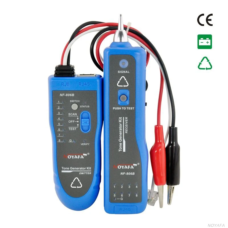 Wire Tracker Wire Tracer Cable Tester UTP STP RJ45 RJ11 Metal Cable Tracing LAN Cable Tester