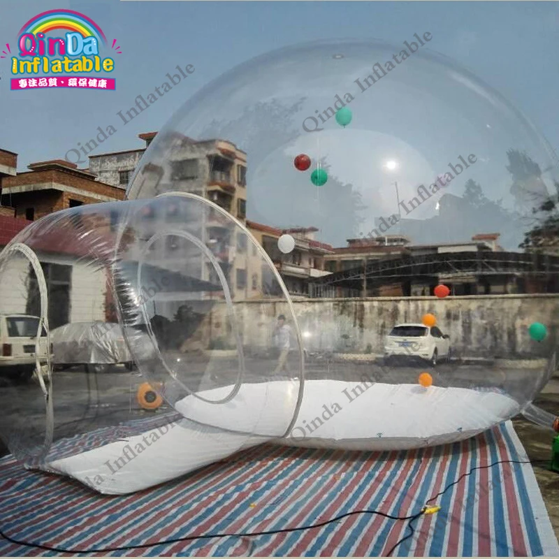 Outdoor Single Tunnel Inflatable Bubble Tent Camping Transparent Bubble Tent