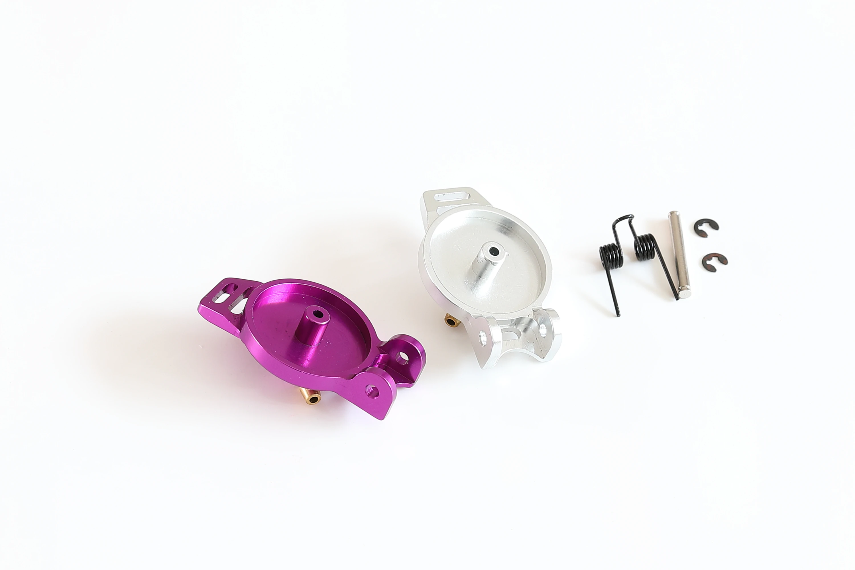 GTB Aluminum Alloy  Fuel Tank Gas Cap P for RC 1/10 HPI NITRO MT2 RS4  III (Silver/Purple)