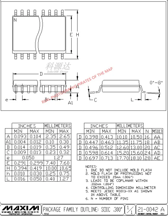 2pcs/lot MAX3044ESE SOP16 MAX3044 In Stock