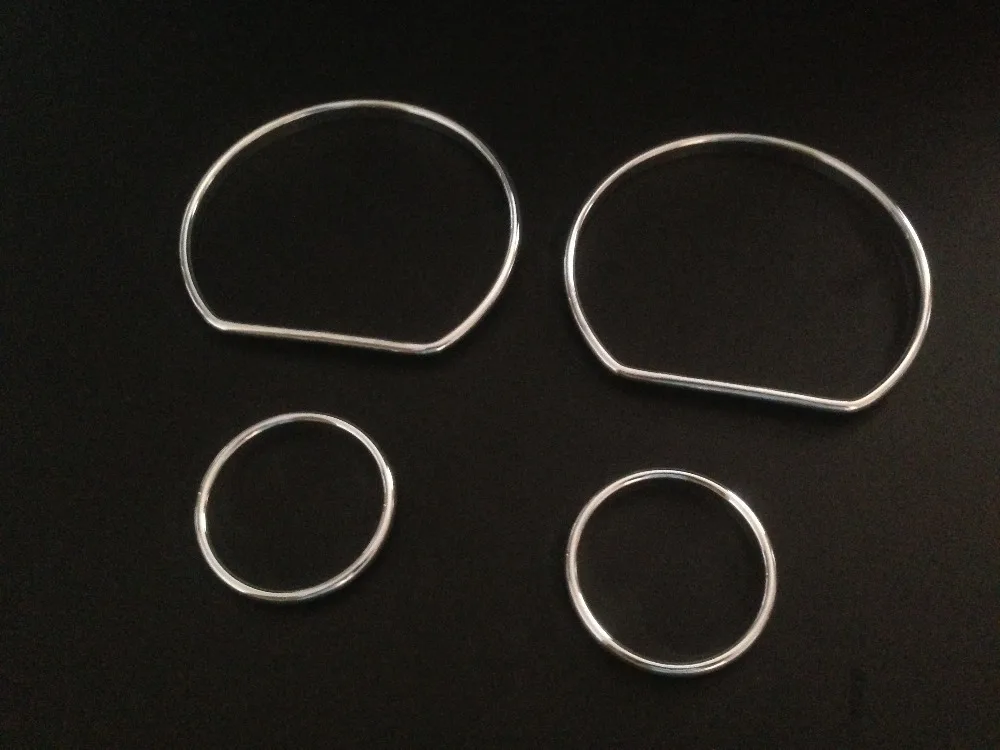 

High Quality Chrome Aluminium Dial Rings Surrounds Set for Land Rover Freelander 98-03