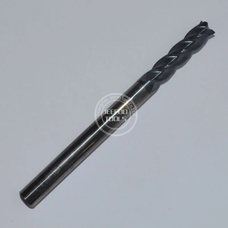 MA-4F-8*8*100L double-edged four-blade tungsten steel milling cutter