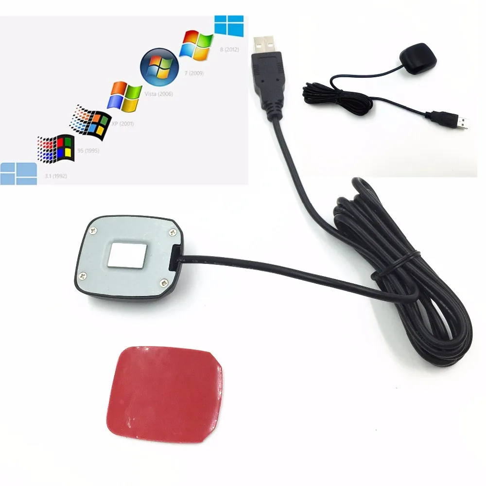 TOPGNSS GNSS USB GPS GLONASS receiver antenna cable3m GPS NMEA dual mode operation M8N module Performance comparable to Bu-353S4