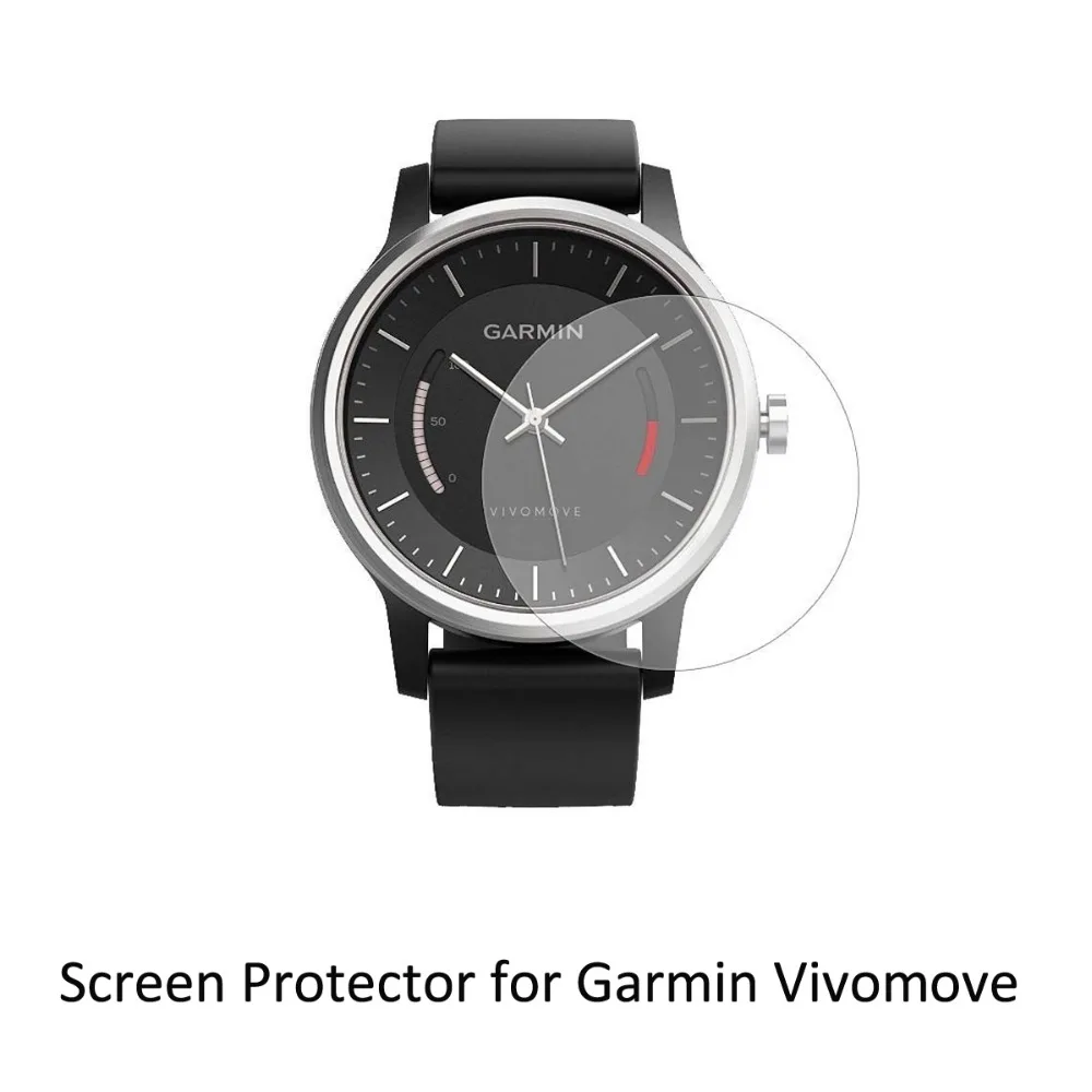 3* Clear LCD PET Film Anti-Scratch Screen Protector Cover for Garmin Vivomove