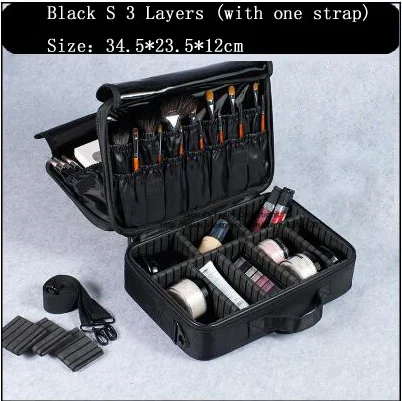 Makeup Bag Organizer Professional Makeup Artist Box Larger Bags Cute Korea Suitcase Makeup Suitcase Makeup Brushes Tools Case