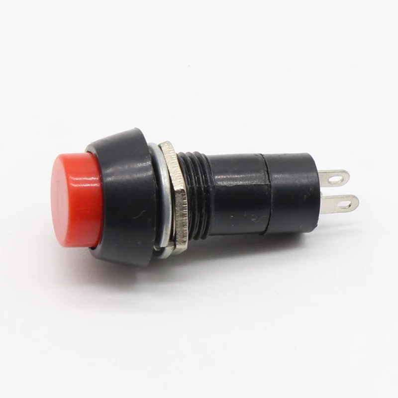 6PCS Momentary Pushbutton Switch 3A 250V AC 12mm