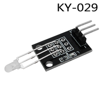 10pcs/lot KY-029 3mm Two Color Red and Green LED Common Cathode Module for DIY Starter Kit 2-color sensor