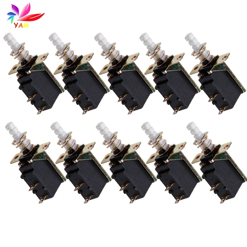 10 قطعة/المجموعة التيار المتناوب 250 فولت 2A/8A الإغلاق SPST دفع زر الطاقة 2Pin التبديل SW-3 مفاتيح-15 #2