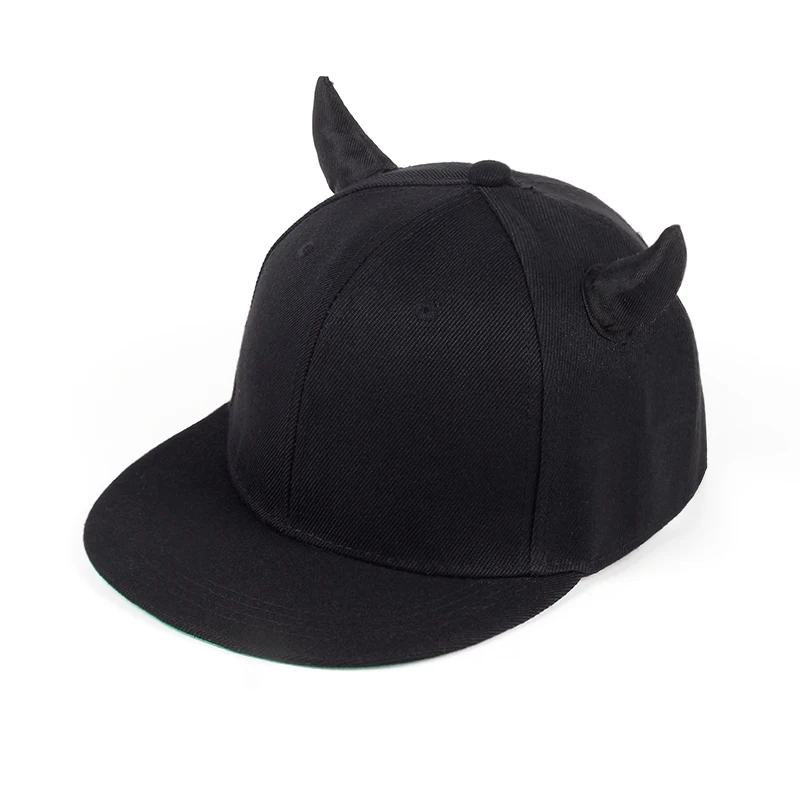 2018 new arrival unisex Horns snapback baseball cap hat adjustable cotton hip hop snapback hats fashion caps outdoor wholesale