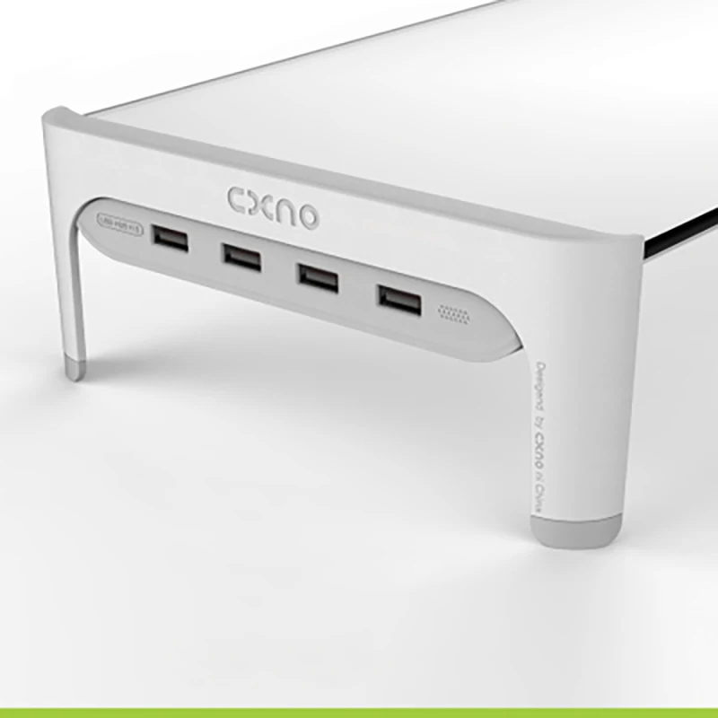 Imagem -05 - Riser-monitor de Mesa para Notebook Suporte Barra de Espaço Antiderrapante Portas Usb Transmissão de Dados e Carregamento Rápido 501l