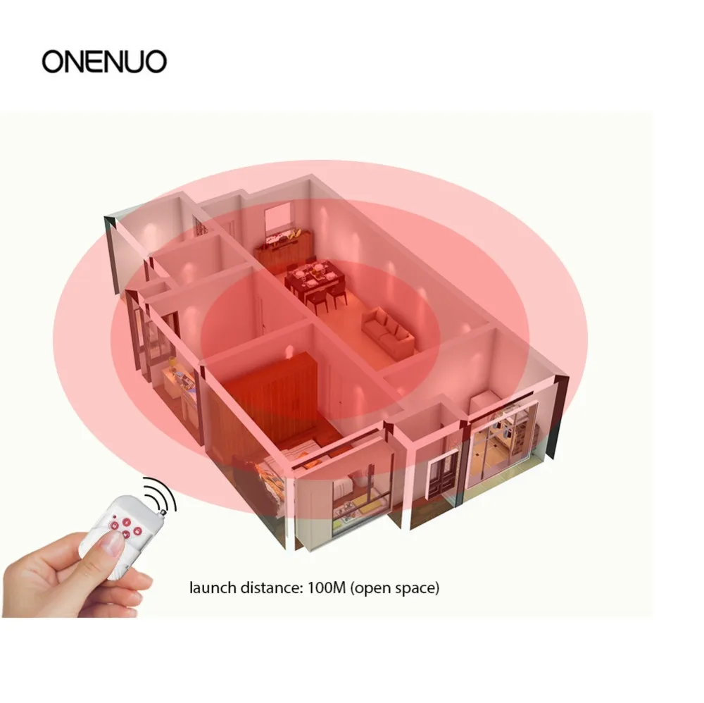 Wireless Remote Controller für Alarm System mit 433MHz Freies Verschiffen