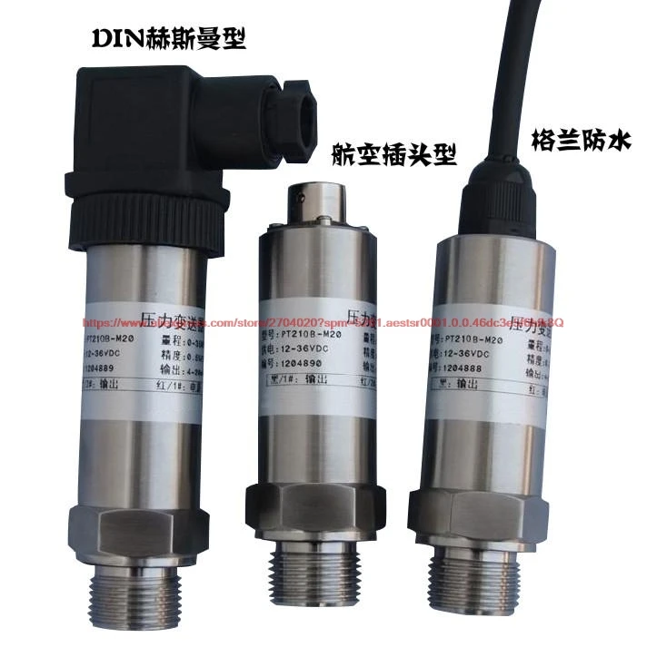 PT210B  pressure transmitter sensor, 4-20mA, 0-10V, 0-5V, -0.1-60MPa pneumatic hydraulic hydraulic pressure