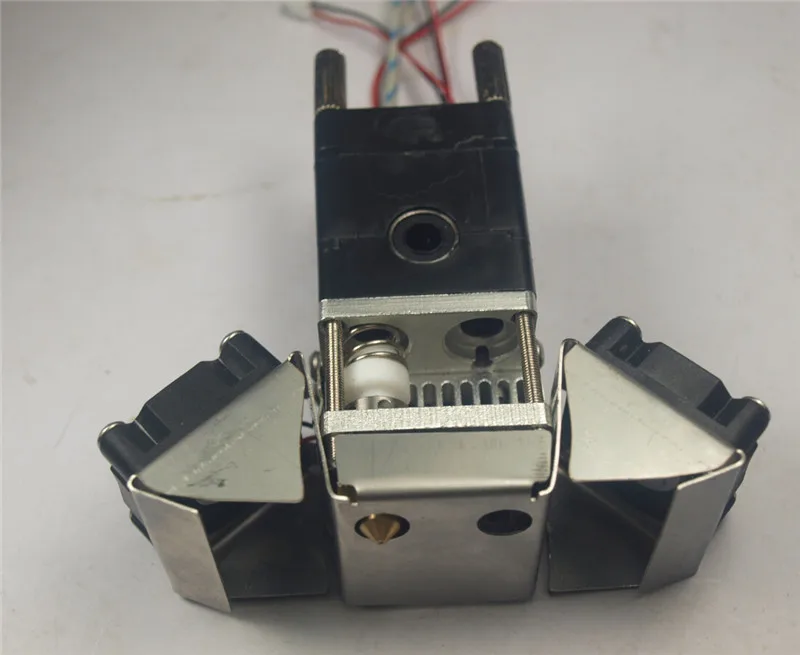 DIY Ultimaker 2 print head kit 3 D printer 0.4mm Nozzle hot end assembly kit With 1 meter Bowden Tube