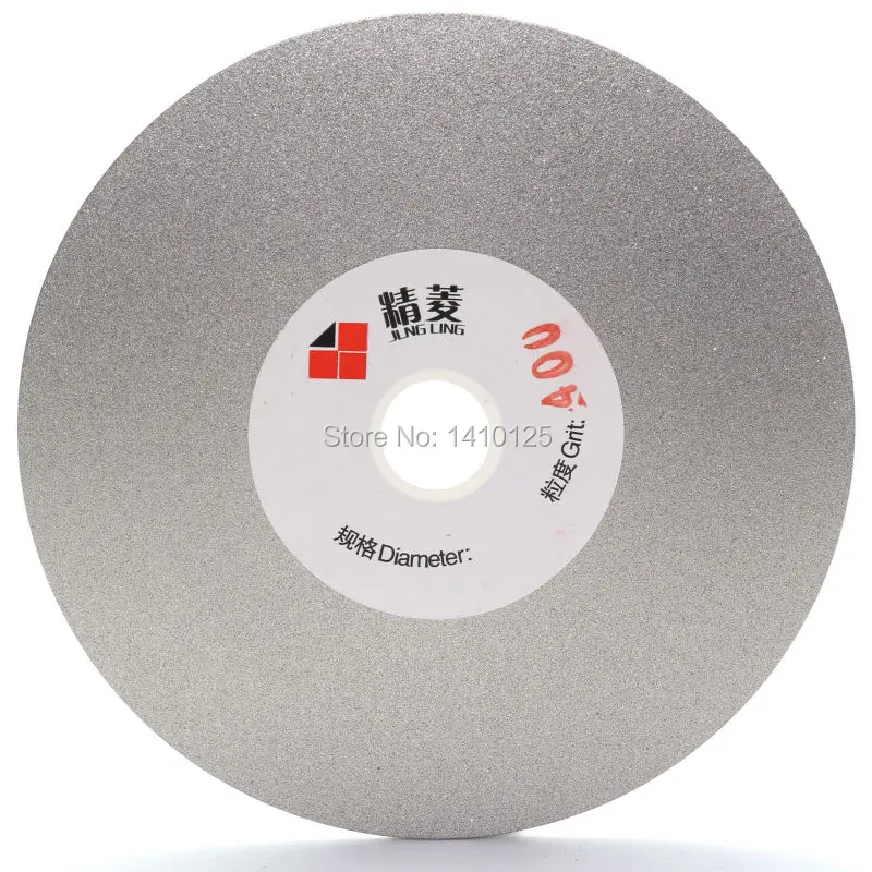 

4" inch Grit 400 Fine Diamond Grinding Disc Wheel Coated Flat Lap Disk Lapidary Tools for Sharpening Diamond Blades Gemstone