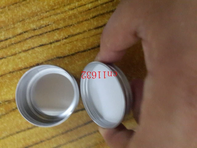 1000 cái/lốc Miễn Phí Vận Chuyển 30 ml Rỗng Nhôm Hộp Nồi Vòng Kim Loại Container Mỹ Phẩm Lưu Trữ Chảo Jar cho Eyeshadow Nail 30 gam